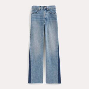 Everlane Women's Way-High® Sailor Jean 2.0 in Washed Indigo, Size 29, Cotton